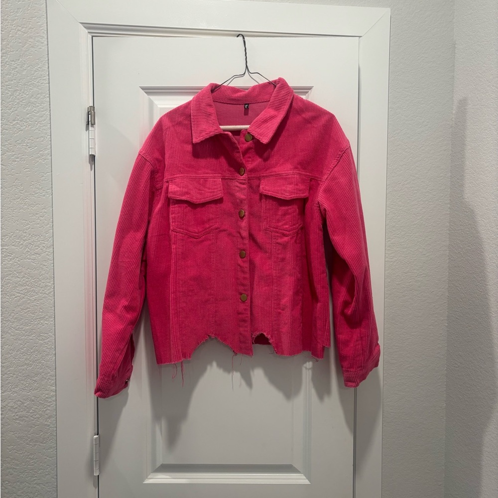 Pink Corduroy Jacket